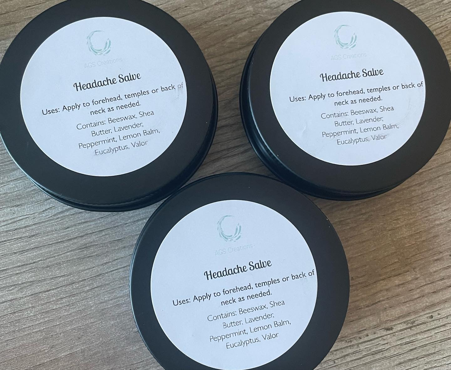 100% Organic Homemade Salves