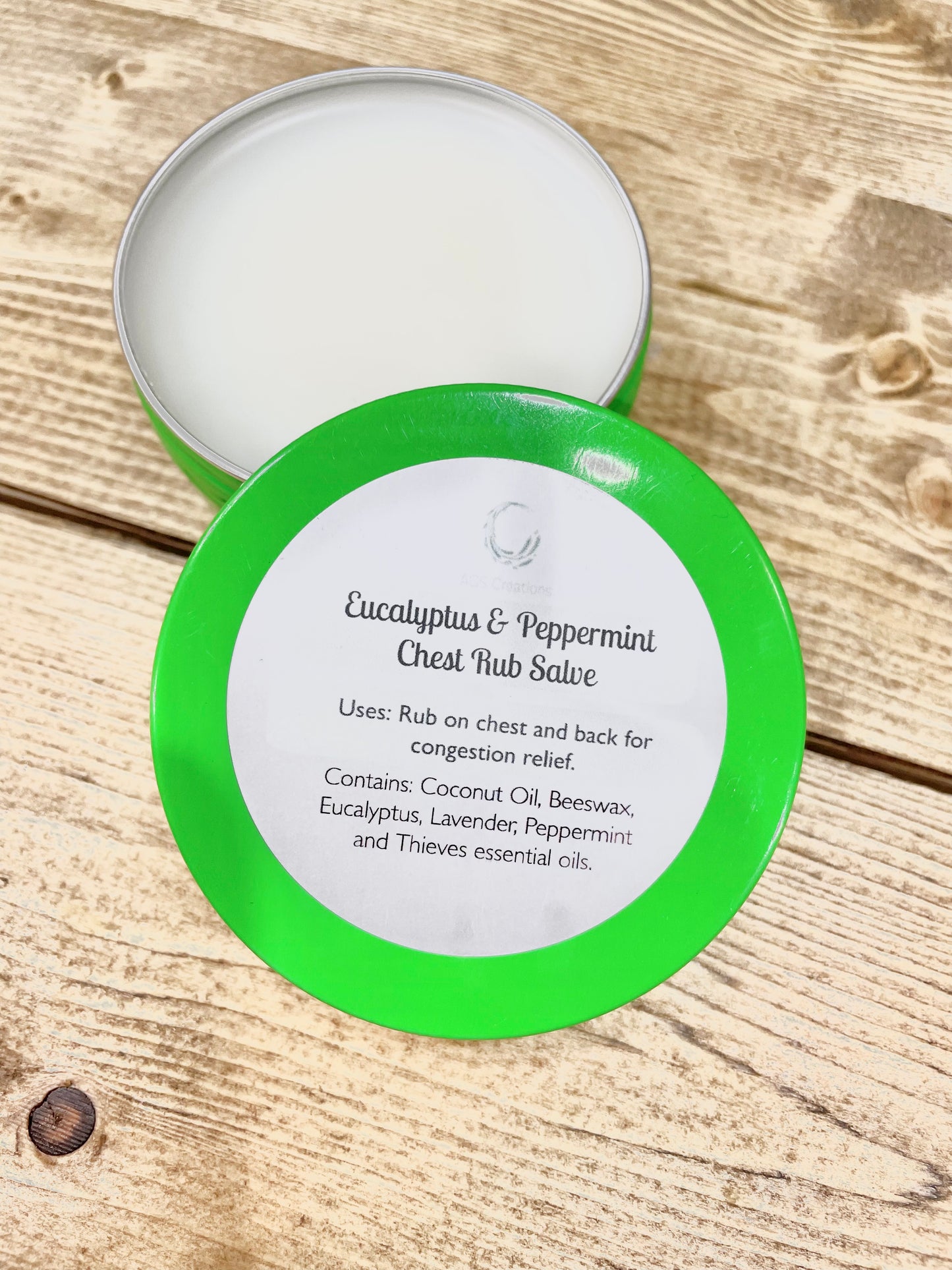 100% Organic Homemade Salves