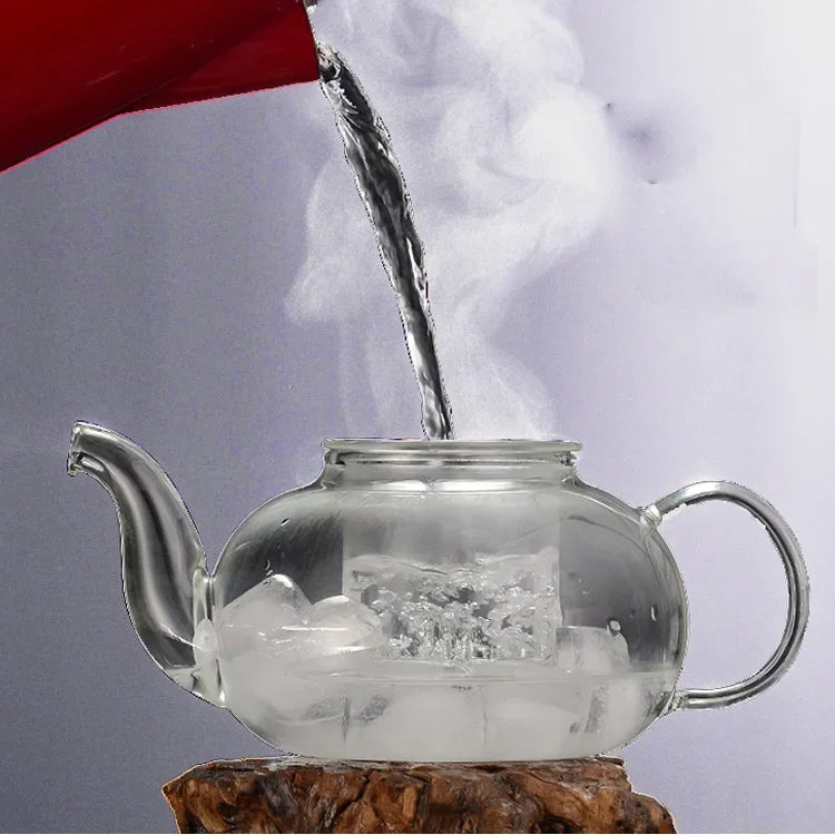 Heat Resistant Glass Teapot with Infuser