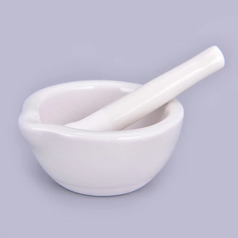 Ceramic Mortar And Pestle Tool Set