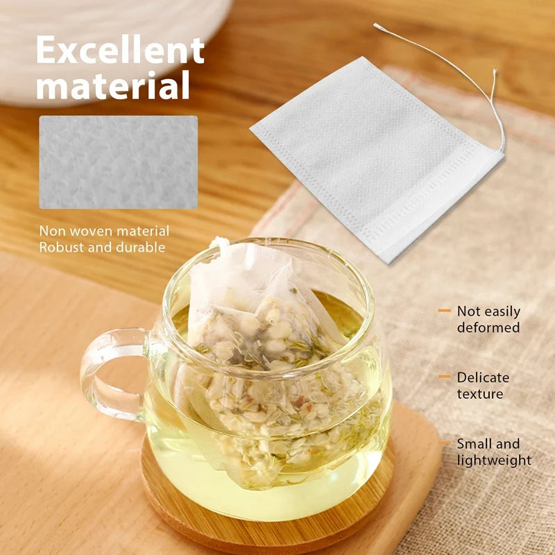 400 Pcs Disposable Tea Filter Bags