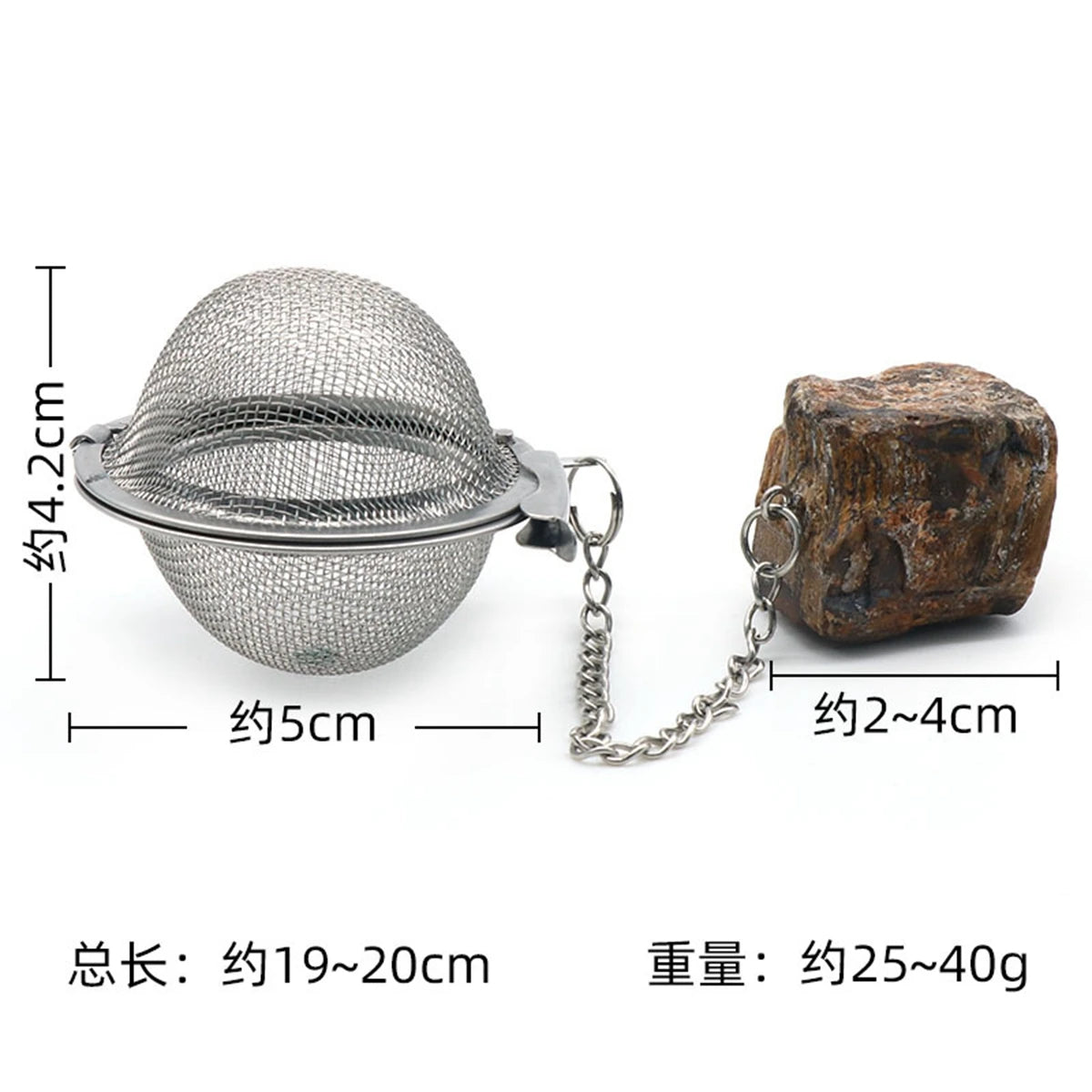 Crystal Moon Mesh Strainer Infuser for Loose Tea