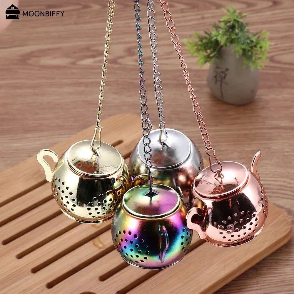 Metal Teapot Shape Loose Tea Infuser