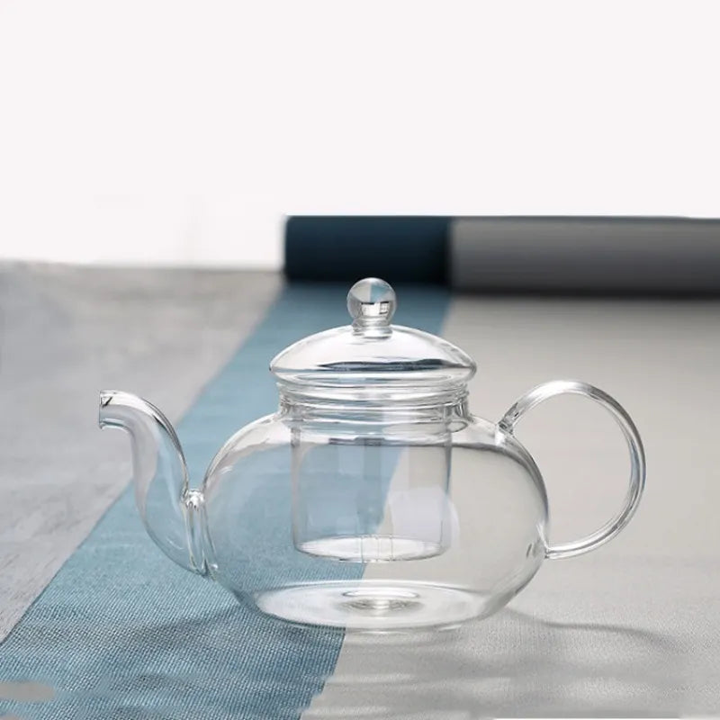 Heat Resistant Glass Teapot with Infuser