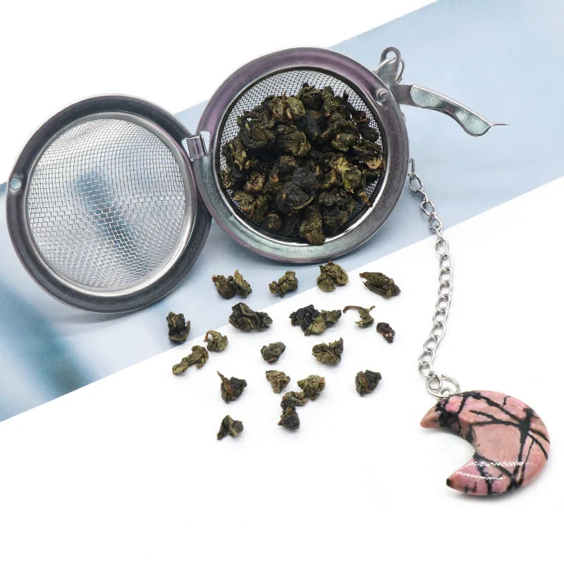 Crystal Moon Mesh Strainer Infuser for Loose Tea