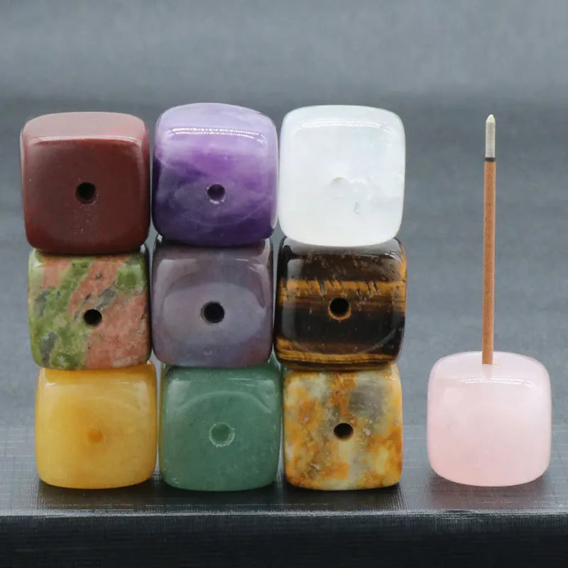 Natural Quartz Stone Incense Stick Holder