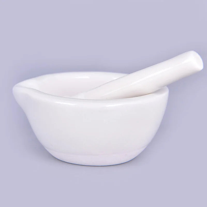 Ceramic Mortar And Pestle Tool Set