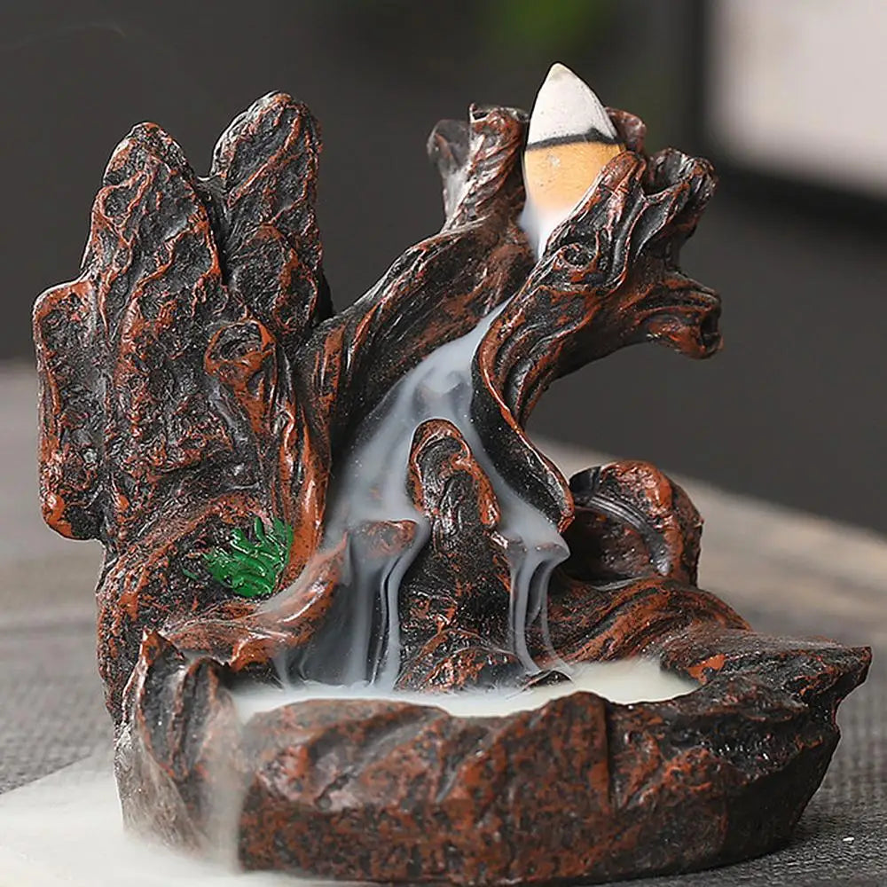 Waterfall Mountains Rivers Incense Burners Holder