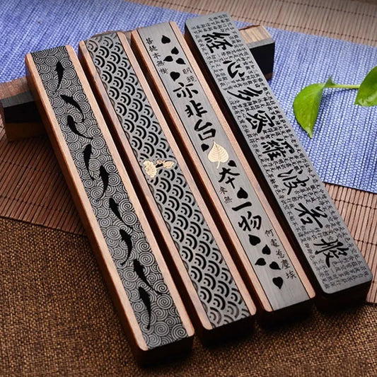 Handmade Creative Retro Carving Incense Burner Box