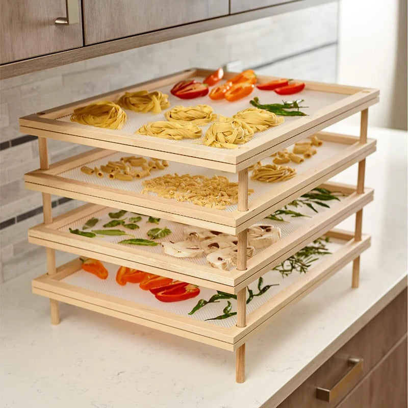 Wooden Herb Drying Racks Multipurpose 2-Tier