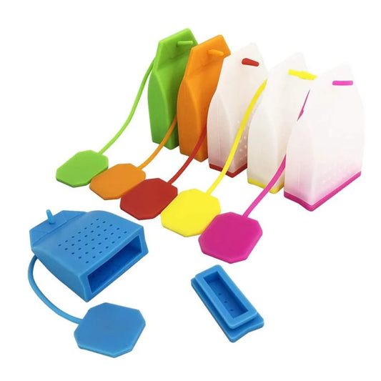 4pcs Reusable Silicone Tea Infuser Bag