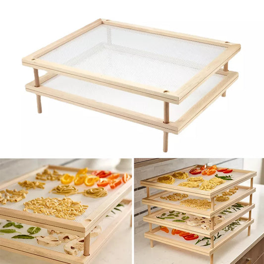 Wooden Herb Drying Racks Multipurpose 2-Tier