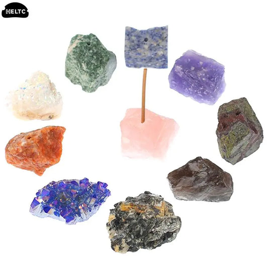 Natural Crystal Raw Stone Stick Incense Burner