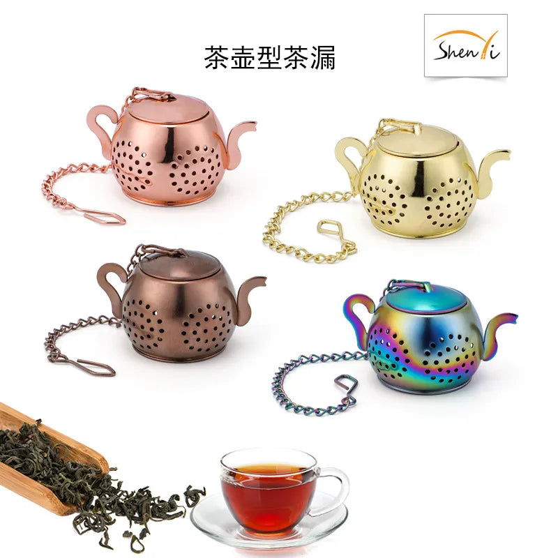 Metal Teapot Shape Loose Tea Infuser