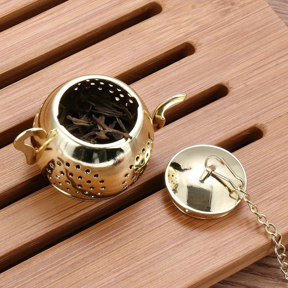 Metal Teapot Shape Loose Tea Infuser