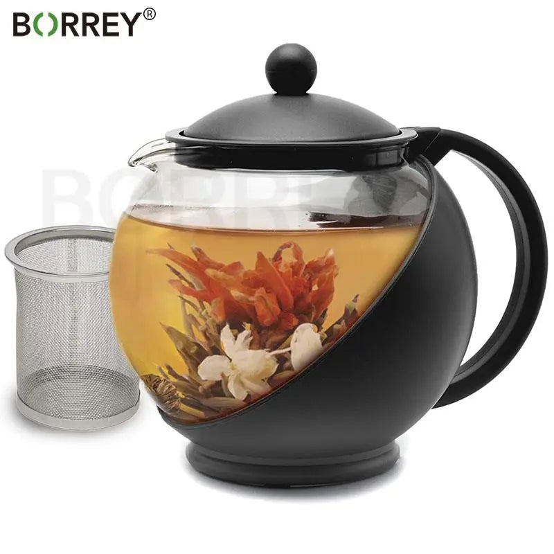 BORREY Half Moon Teapot With Removable Infuser