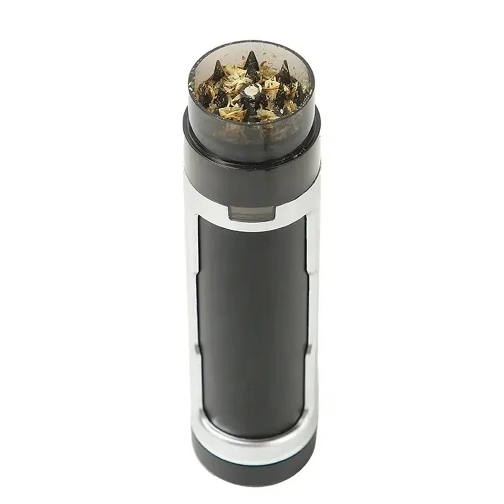 Manual Herbal Grinder with Tube Case