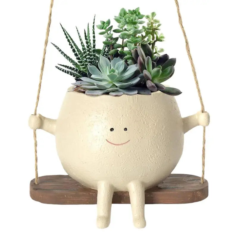 Swing Face Planter Pot