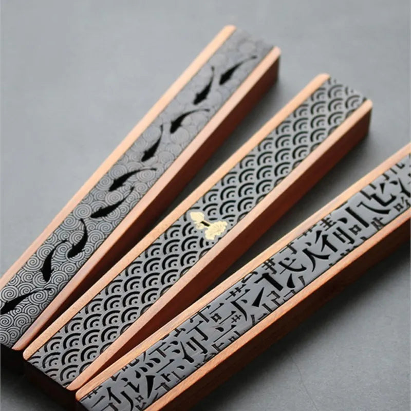 Handmade Creative Retro Carving Incense Burner Box