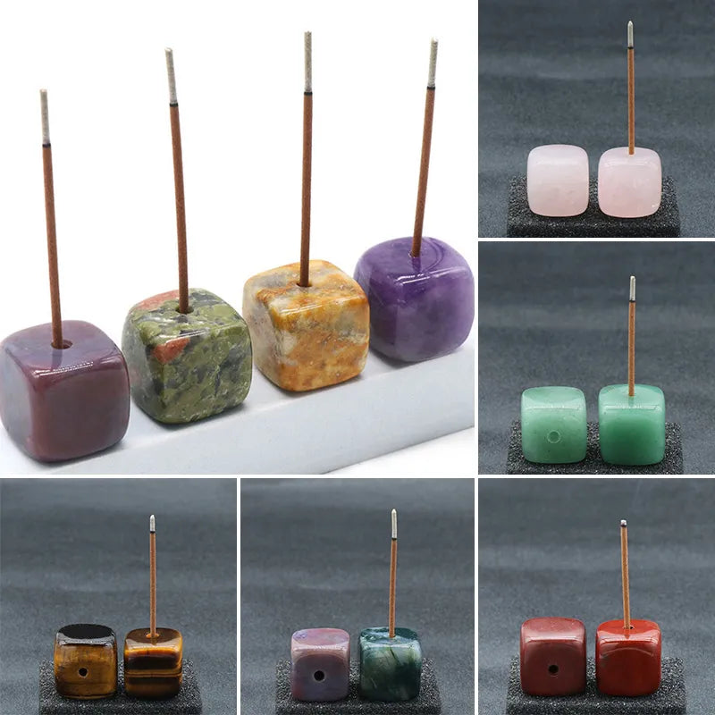 Natural Quartz Stone Incense Stick Holder