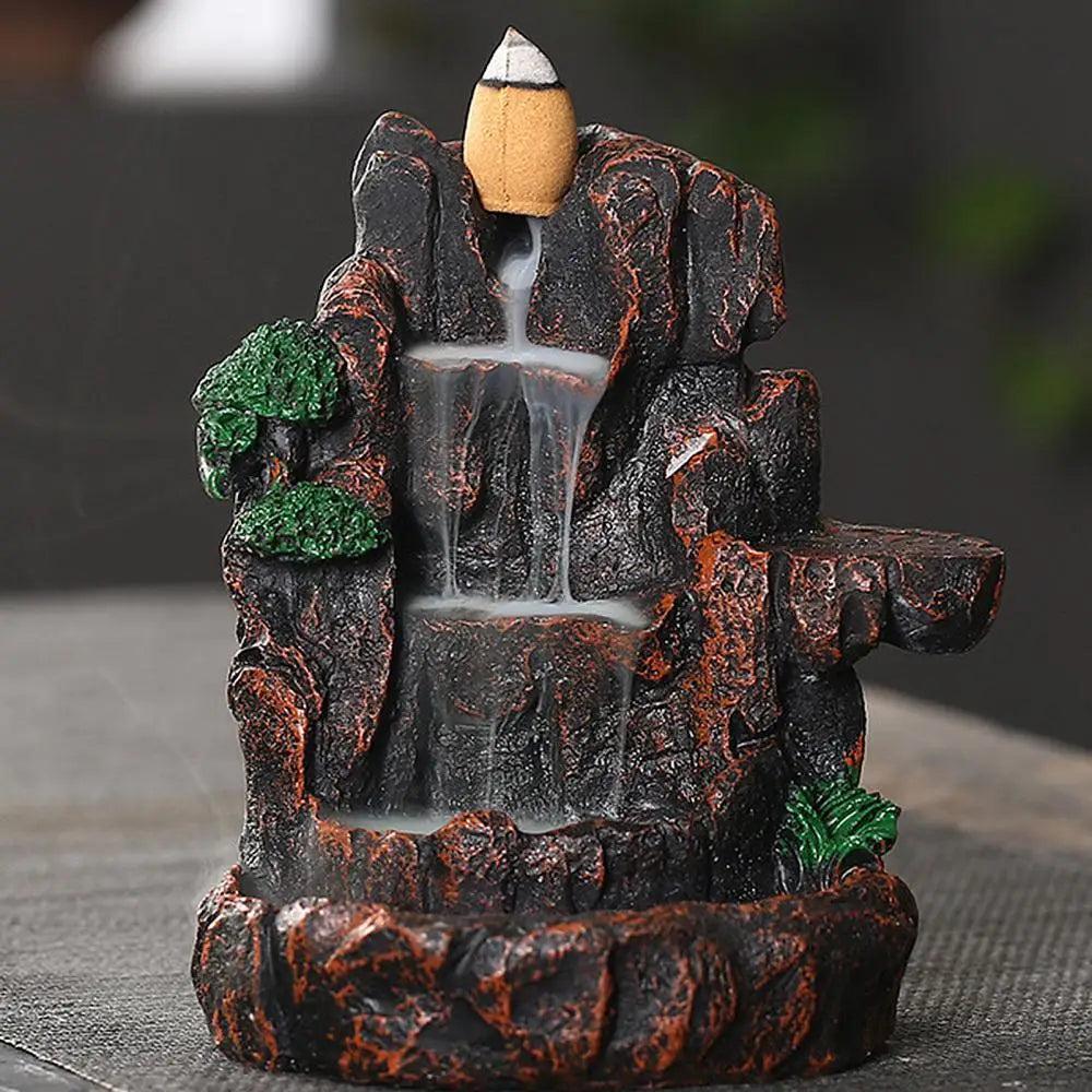 Waterfall Mountains Rivers Incense Burners Holder